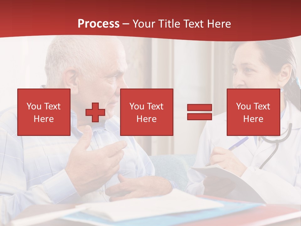 Practitioner Horizontal Man PowerPoint Template