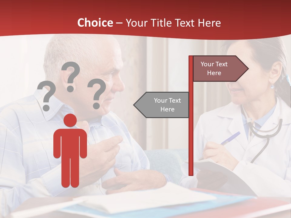 Practitioner Horizontal Man PowerPoint Template