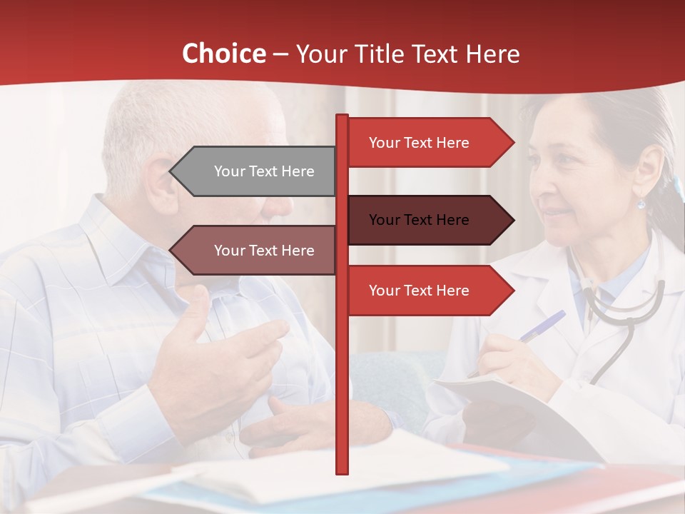 Practitioner Horizontal Man PowerPoint Template