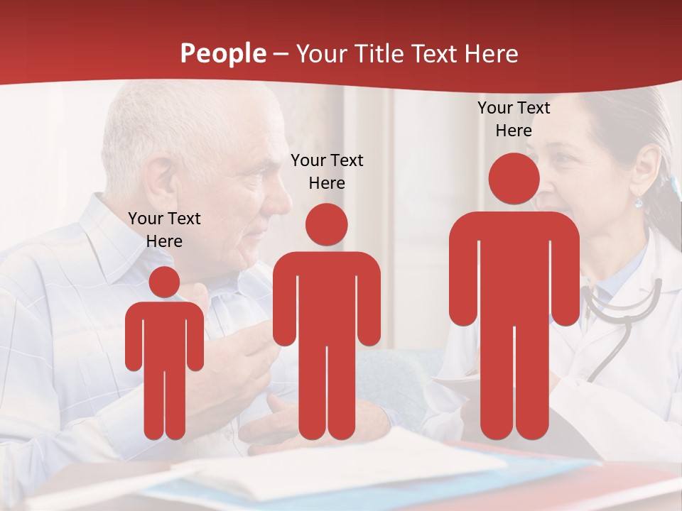 Practitioner Horizontal Man PowerPoint Template