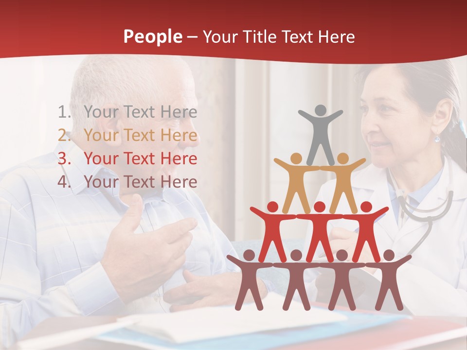 Practitioner Horizontal Man PowerPoint Template