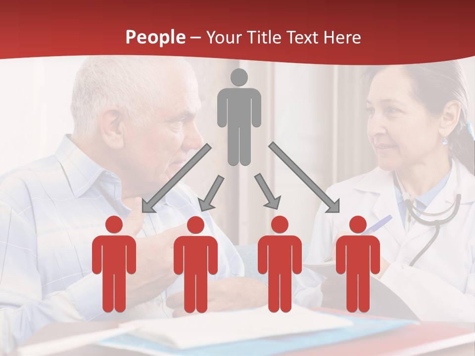 Practitioner Horizontal Man PowerPoint Template