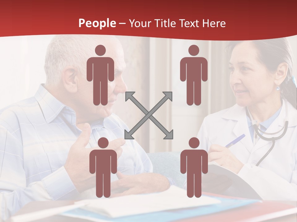 Practitioner Horizontal Man PowerPoint Template