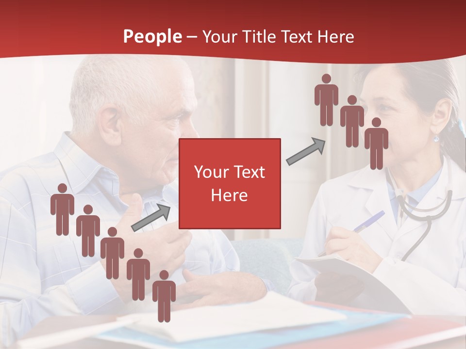 Practitioner Horizontal Man PowerPoint Template