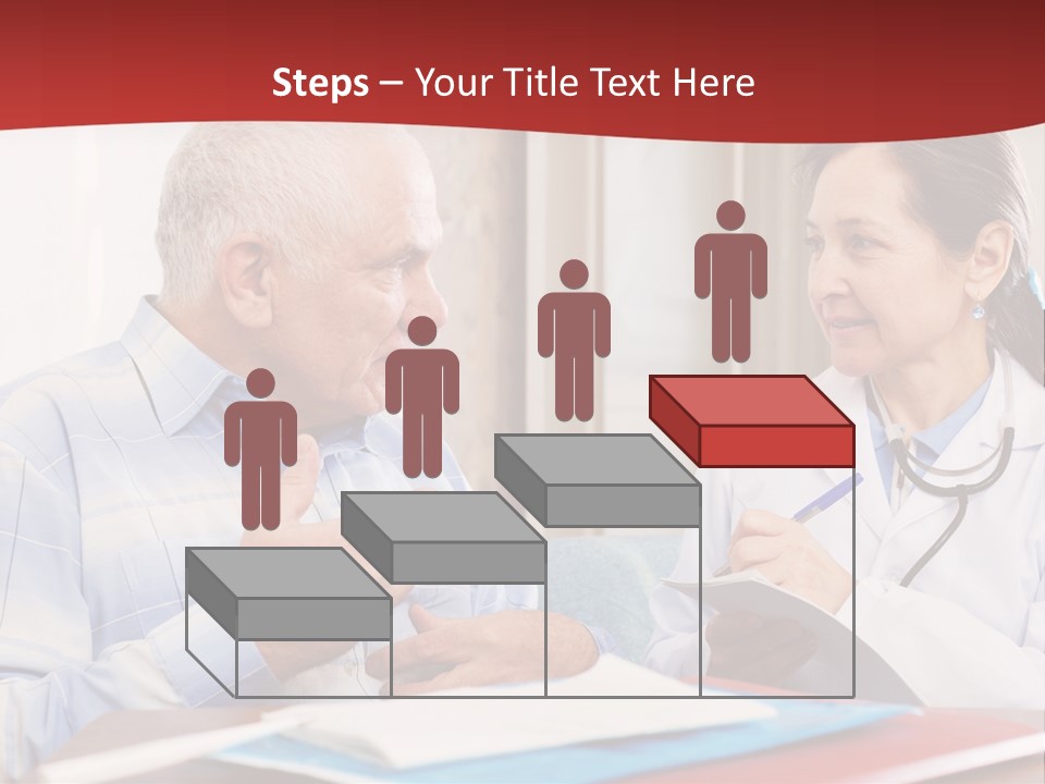 Practitioner Horizontal Man PowerPoint Template