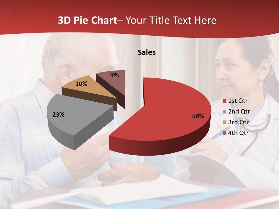 Practitioner Horizontal Man PowerPoint Template