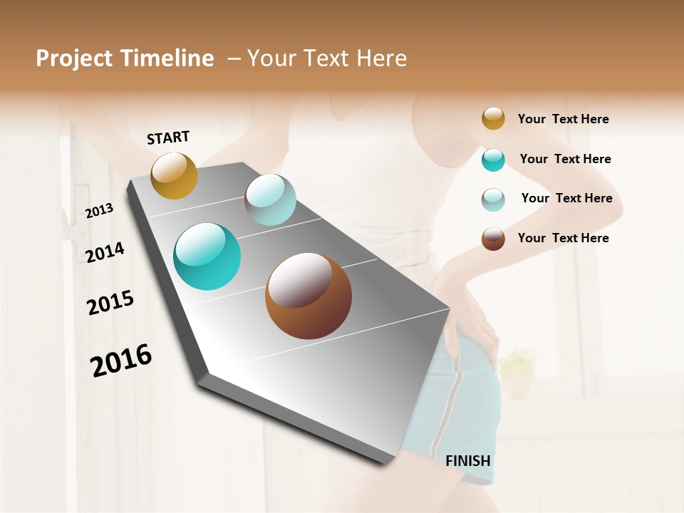 Fitness Aching Relaxation PowerPoint Template