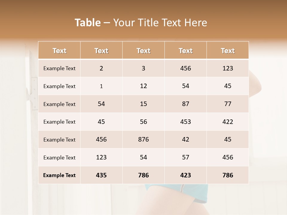 Fitness Aching Relaxation PowerPoint Template