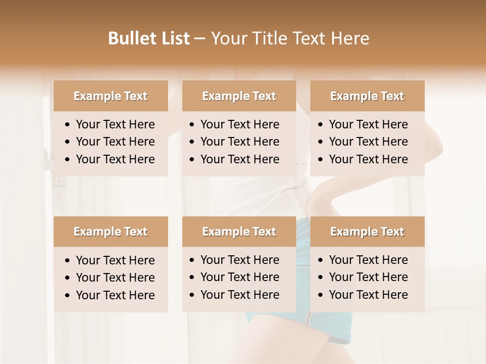 Fitness Aching Relaxation PowerPoint Template