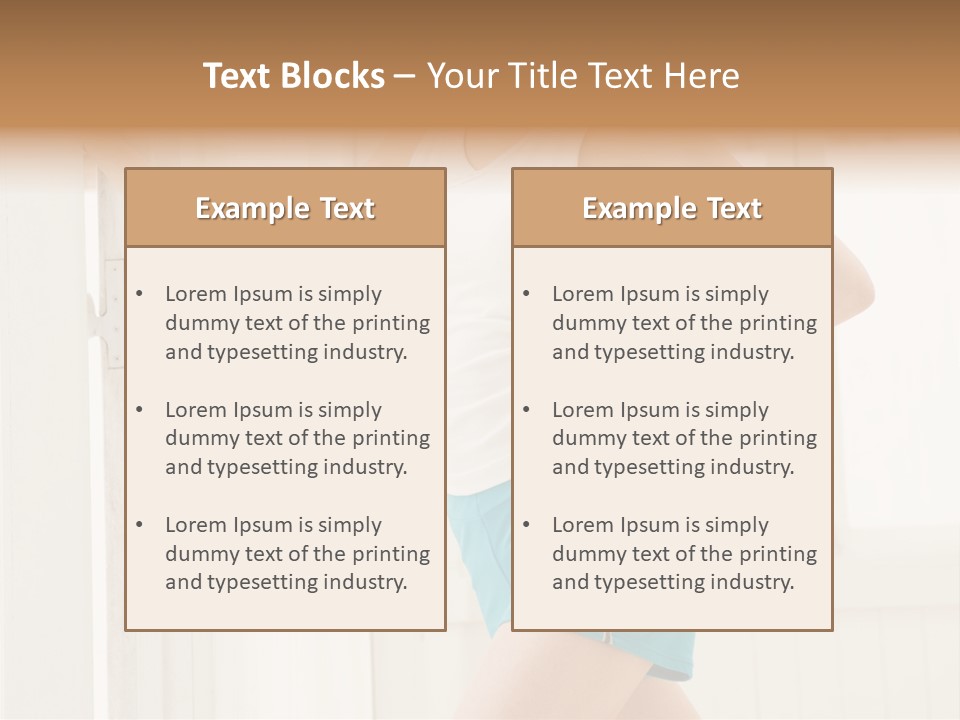 Fitness Aching Relaxation PowerPoint Template