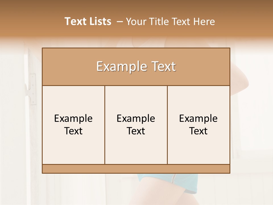 Fitness Aching Relaxation PowerPoint Template