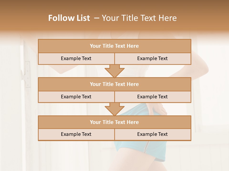 Fitness Aching Relaxation PowerPoint Template