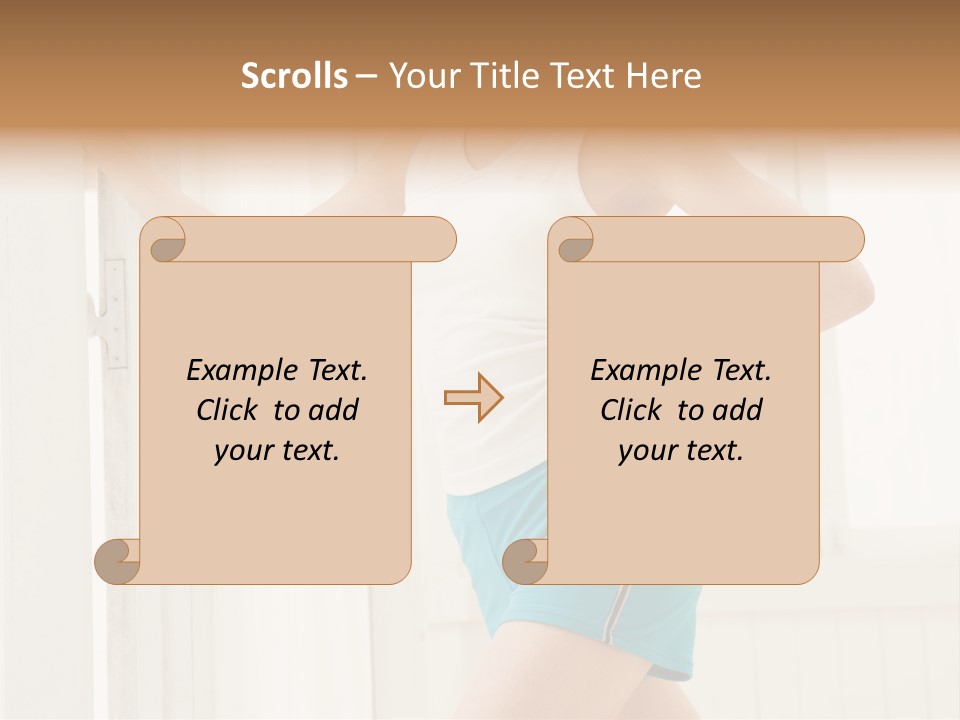 Fitness Aching Relaxation PowerPoint Template