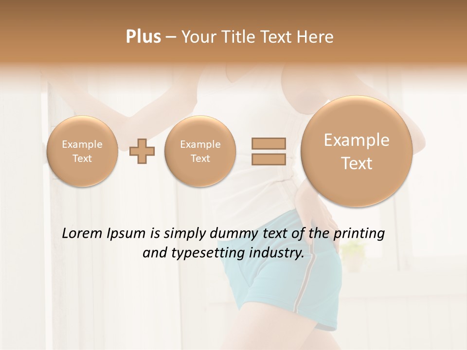 Fitness Aching Relaxation PowerPoint Template