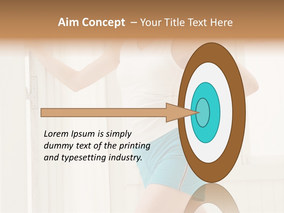 Fitness Aching Relaxation PowerPoint Template