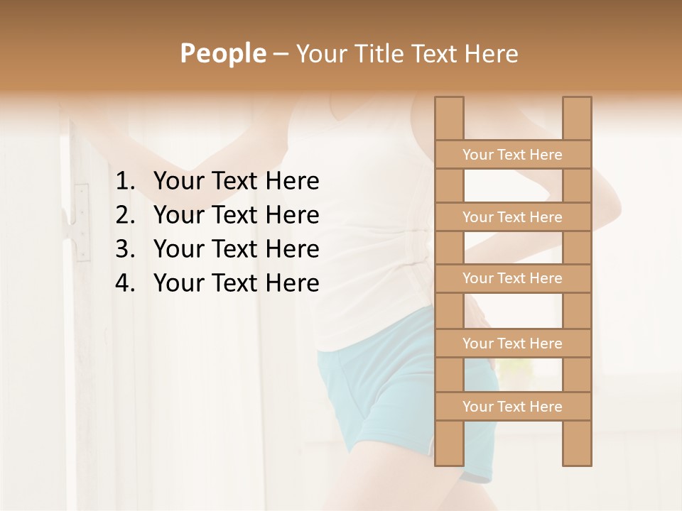 Fitness Aching Relaxation PowerPoint Template