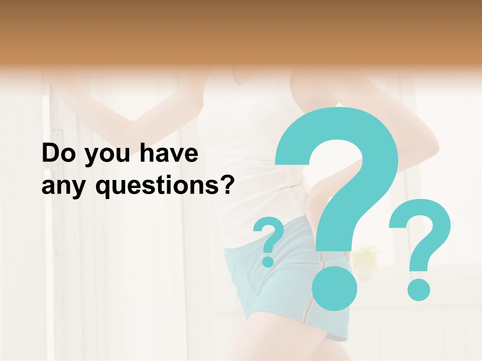 Fitness Aching Relaxation PowerPoint Template