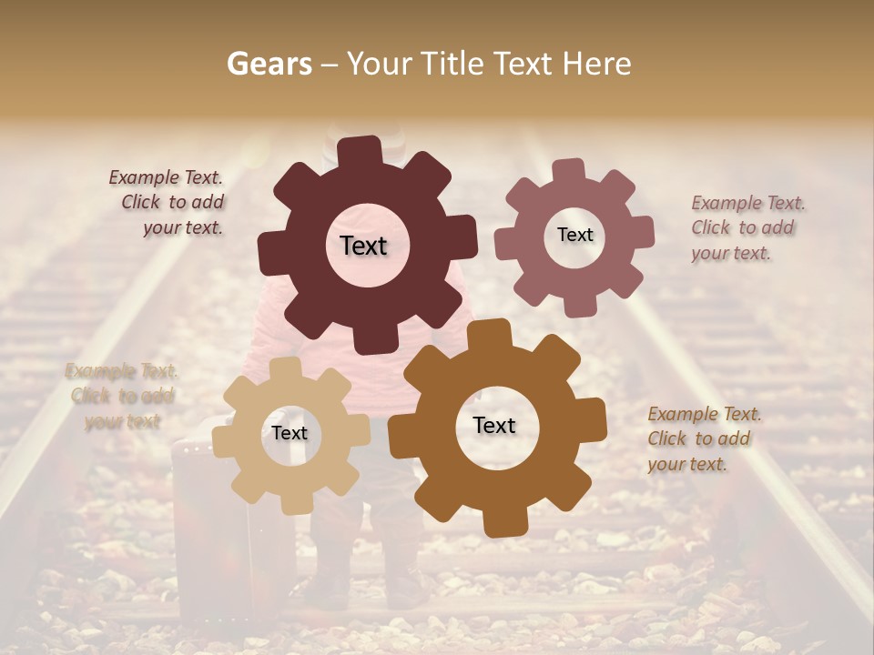 School Boy Assistant PowerPoint Template