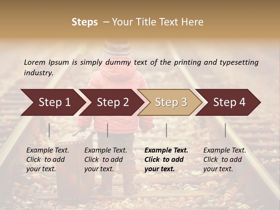 School Boy Assistant PowerPoint Template