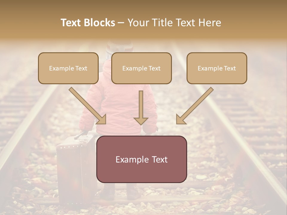 School Boy Assistant PowerPoint Template