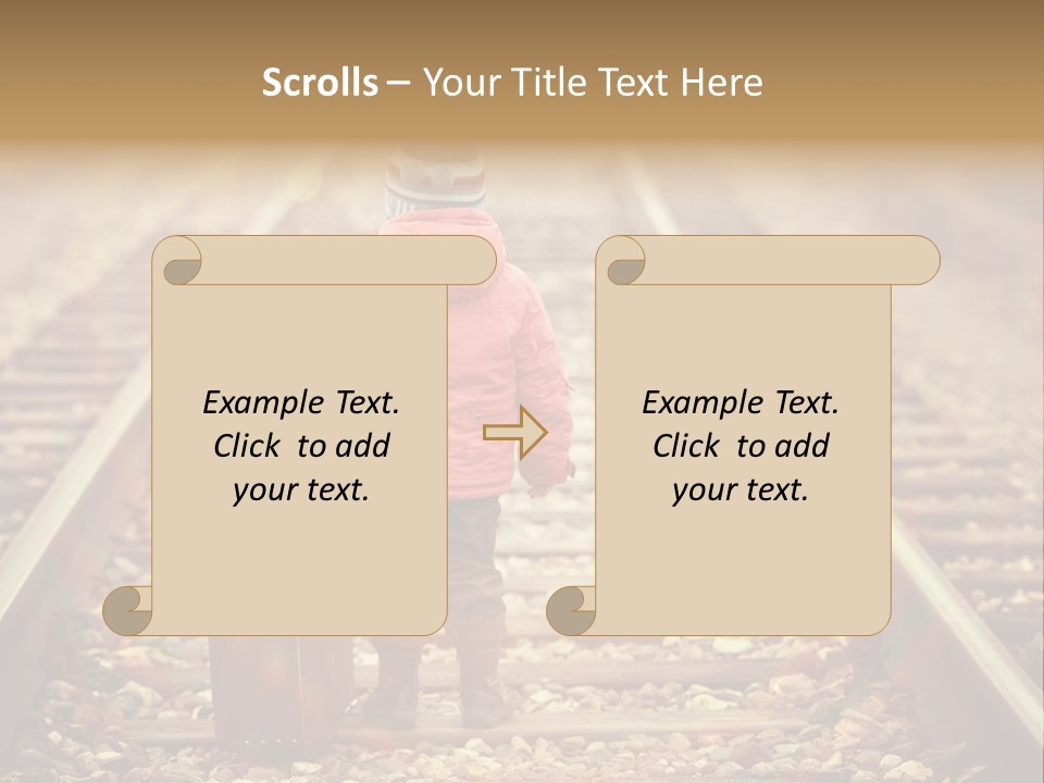 School Boy Assistant PowerPoint Template