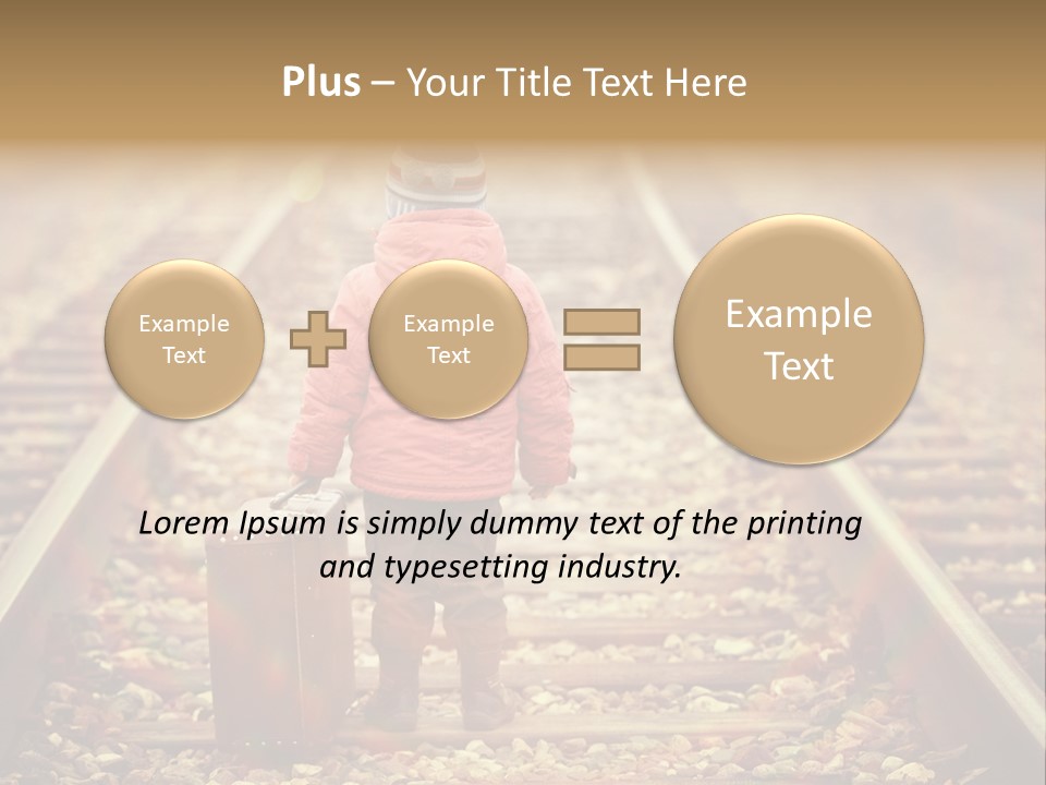 School Boy Assistant PowerPoint Template