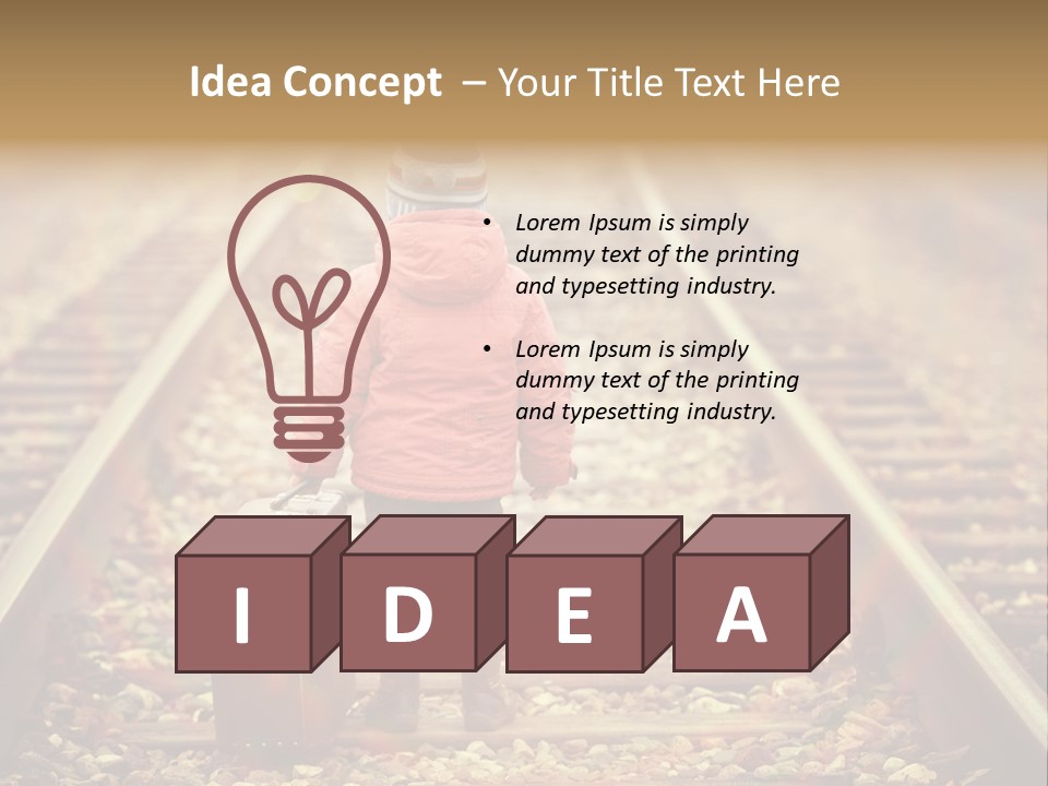 School Boy Assistant PowerPoint Template