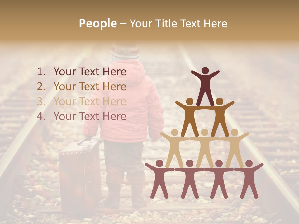 School Boy Assistant PowerPoint Template