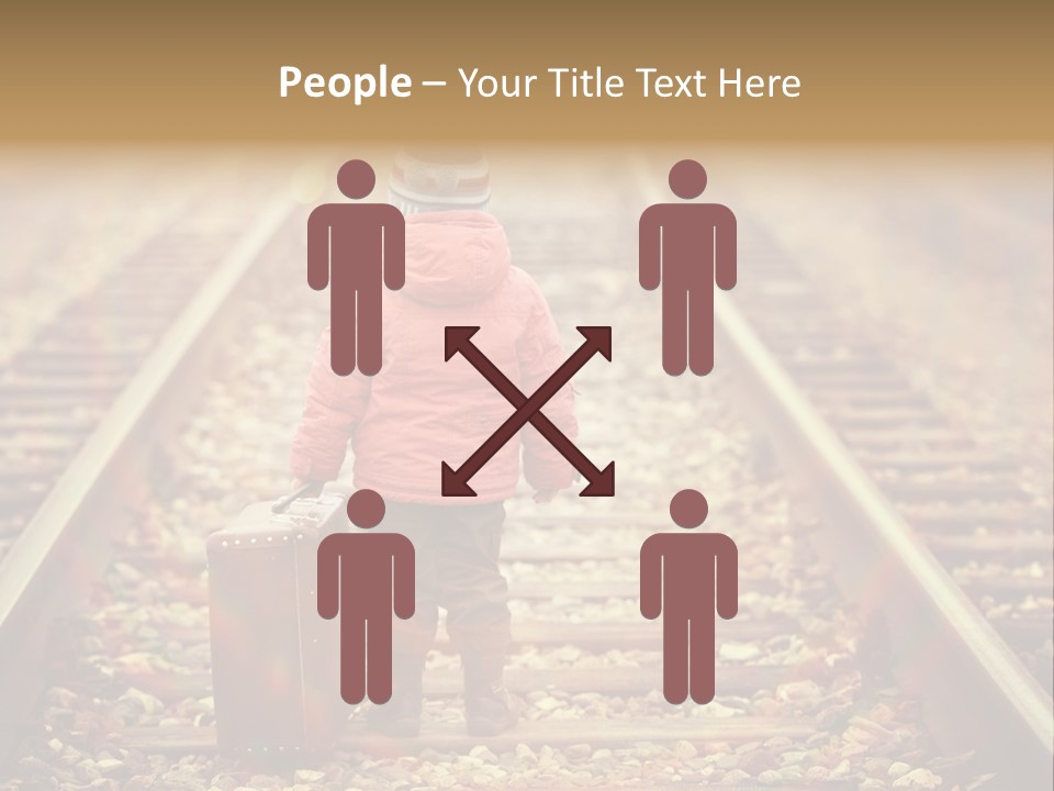 School Boy Assistant PowerPoint Template