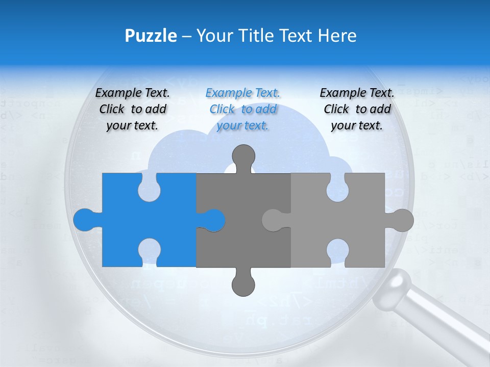 Information Cloud Tech PowerPoint Template