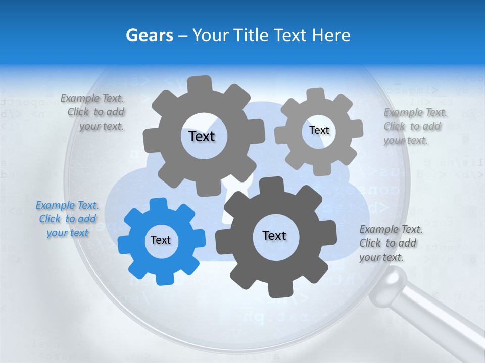 Information Cloud Tech PowerPoint Template