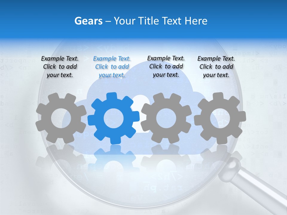 Information Cloud Tech PowerPoint Template