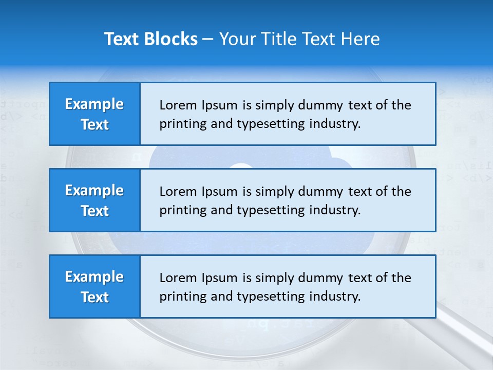 Information Cloud Tech PowerPoint Template