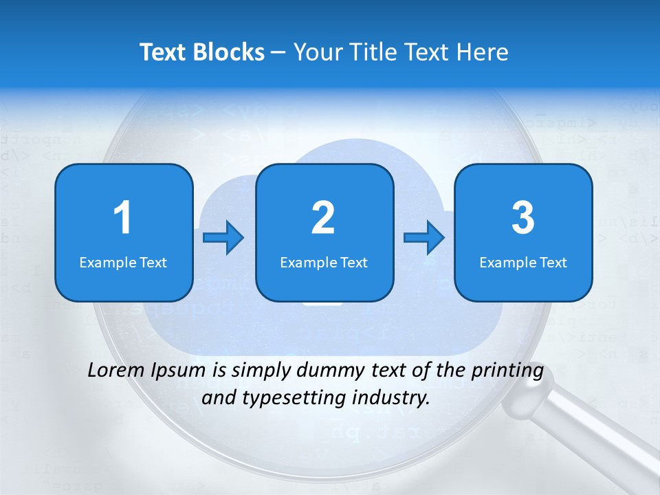 Information Cloud Tech PowerPoint Template