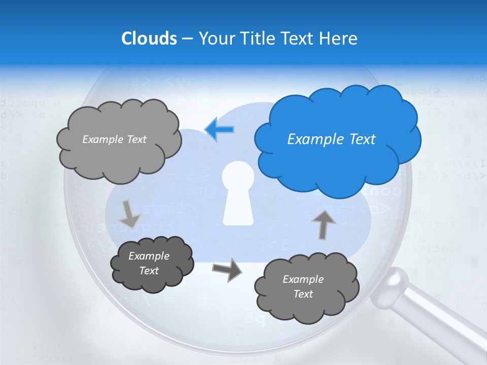Information Cloud Tech PowerPoint Template