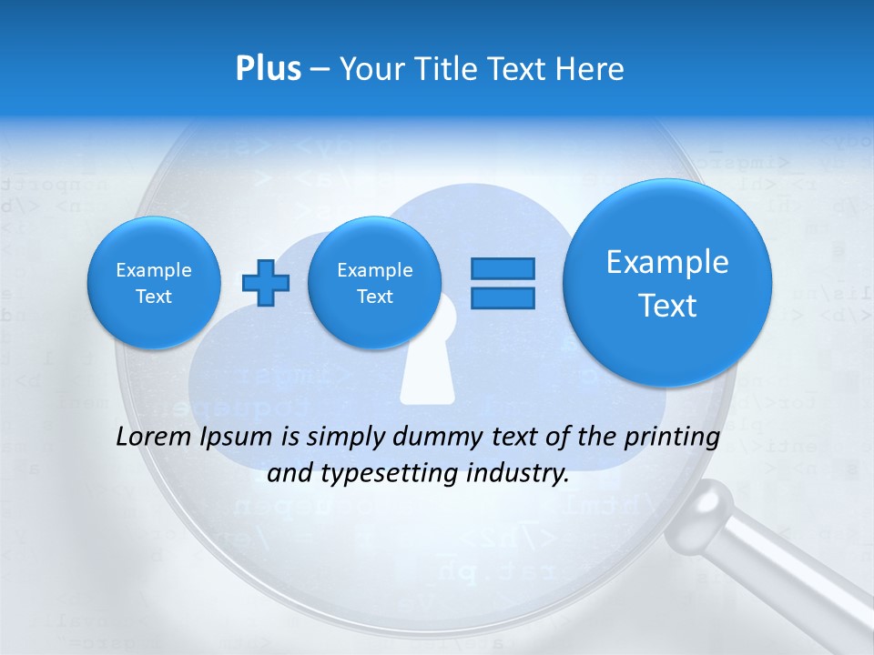 Information Cloud Tech PowerPoint Template
