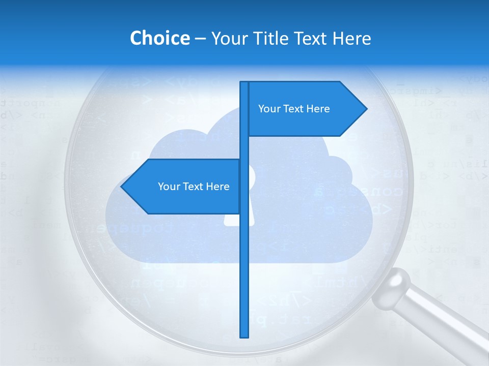 Information Cloud Tech PowerPoint Template