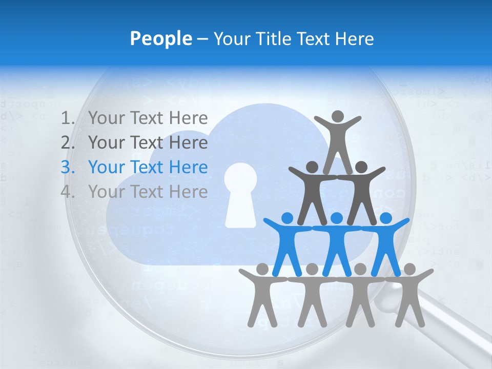 Information Cloud Tech PowerPoint Template