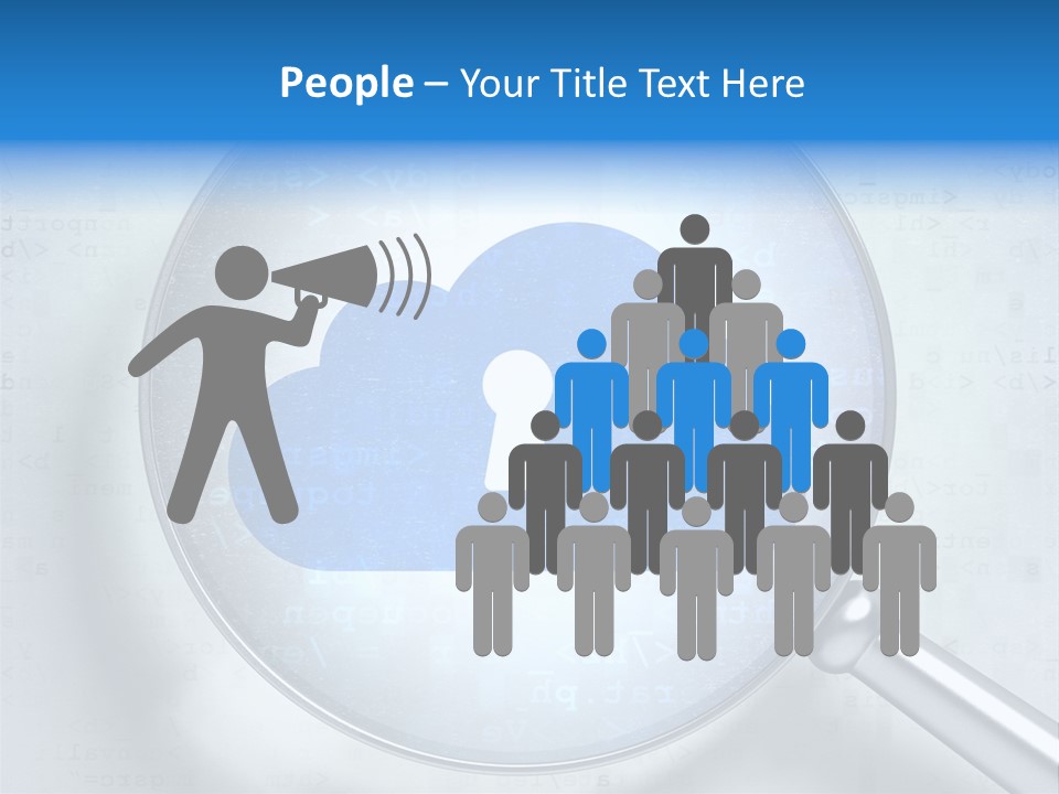 Information Cloud Tech PowerPoint Template