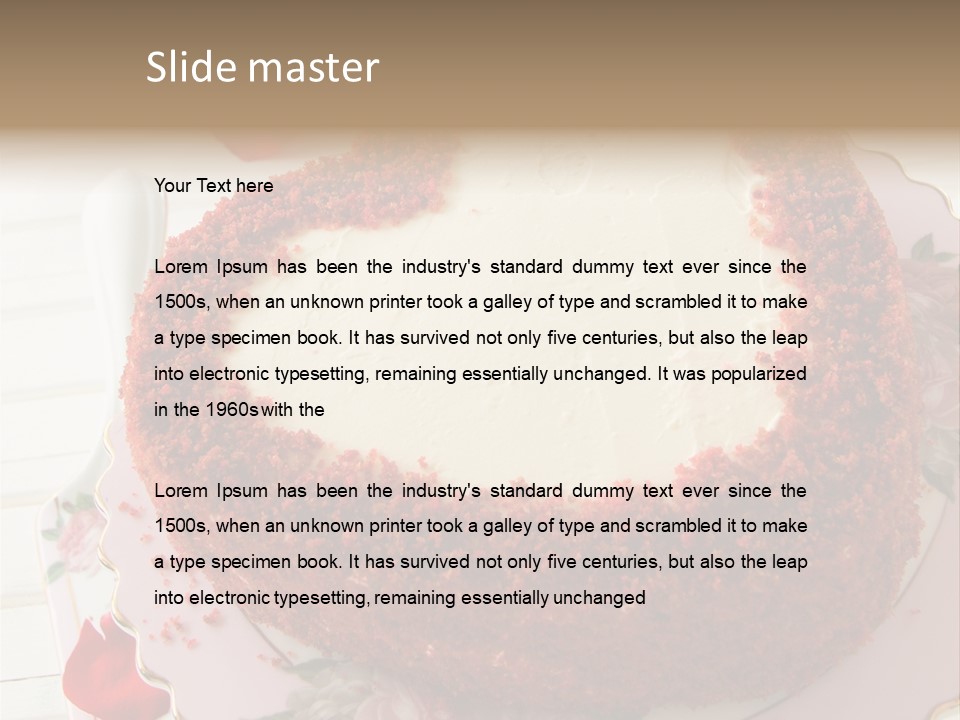 Party Cake Birthday PowerPoint Template