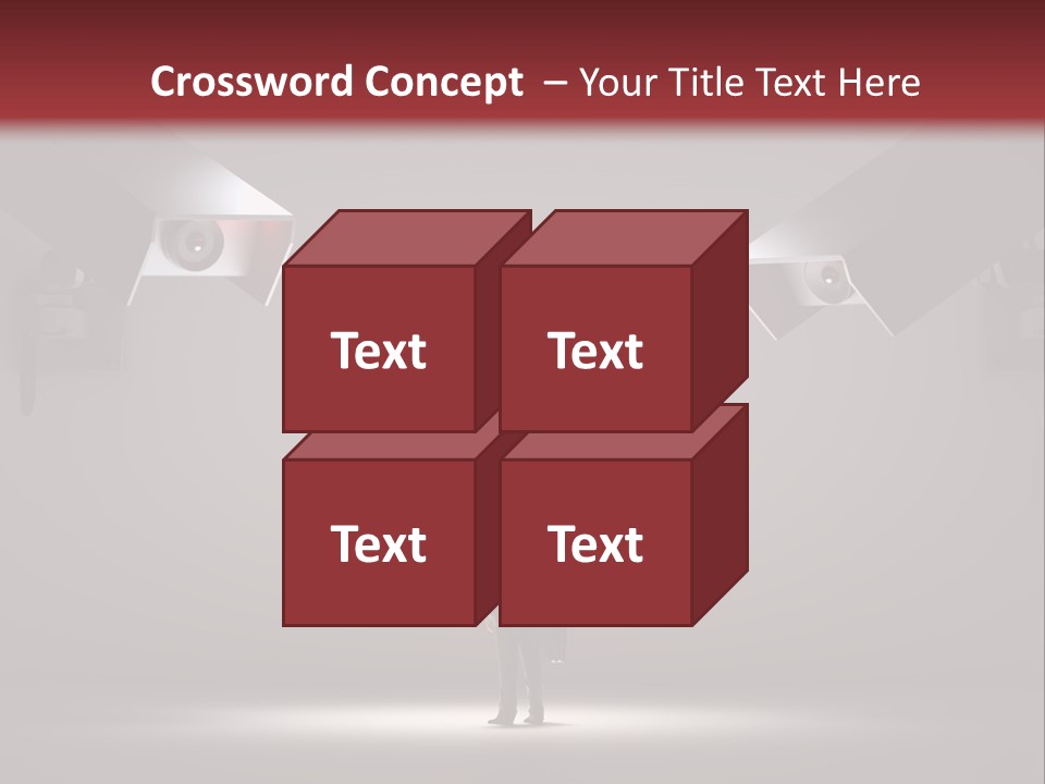 Protection Man Electronic PowerPoint Template