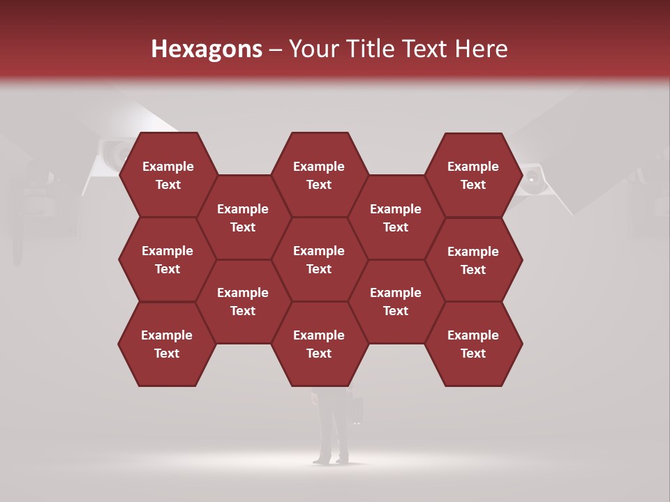 Protection Man Electronic PowerPoint Template