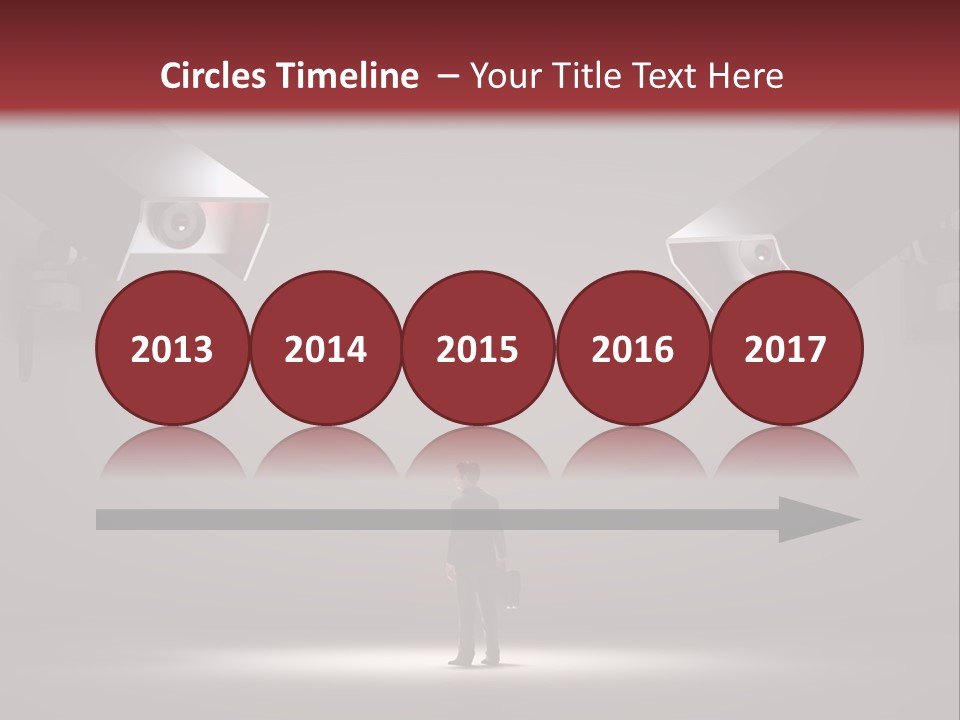 Protection Man Electronic PowerPoint Template