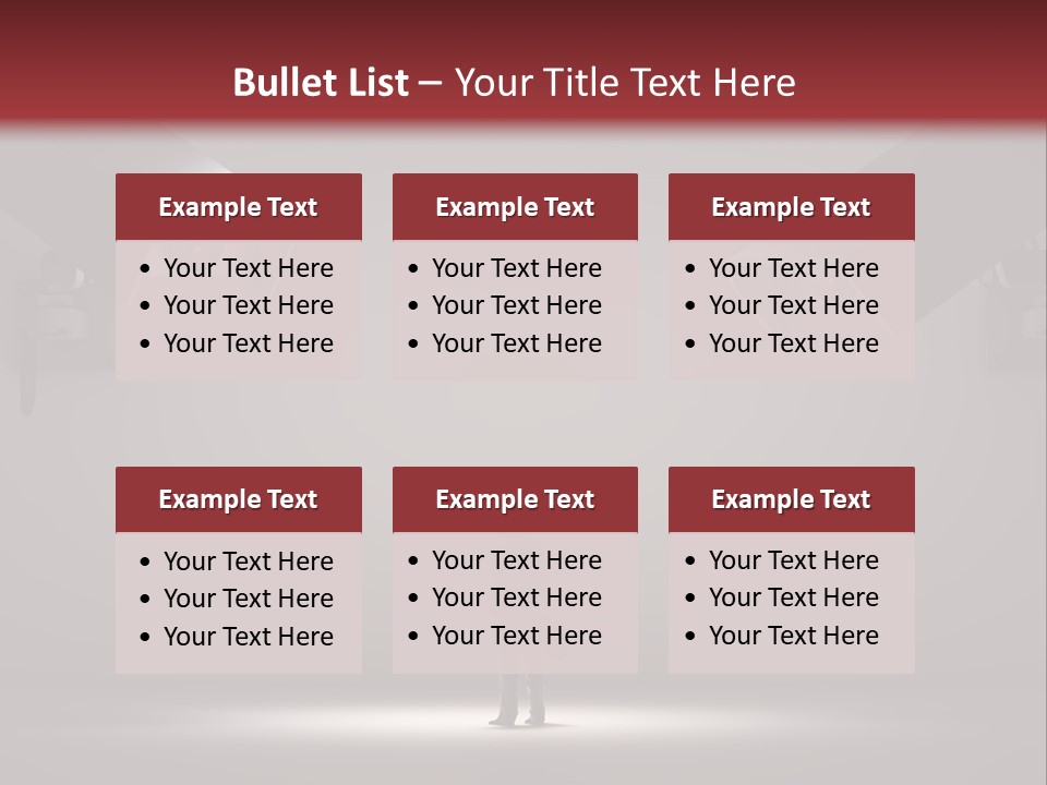 Protection Man Electronic PowerPoint Template