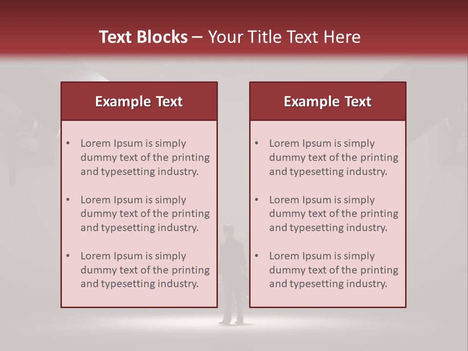 Protection Man Electronic PowerPoint Template