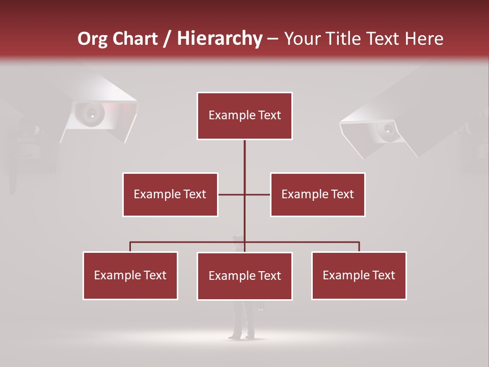 Protection Man Electronic PowerPoint Template