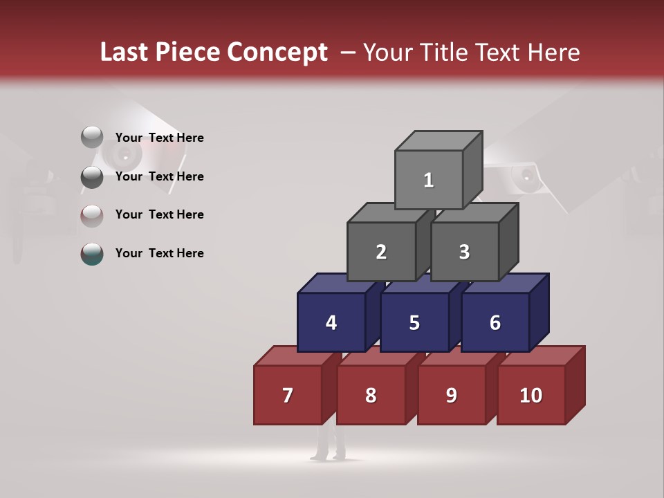 Protection Man Electronic PowerPoint Template