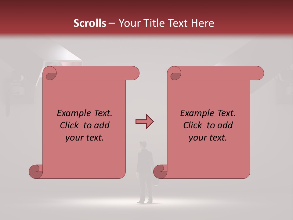 Protection Man Electronic PowerPoint Template