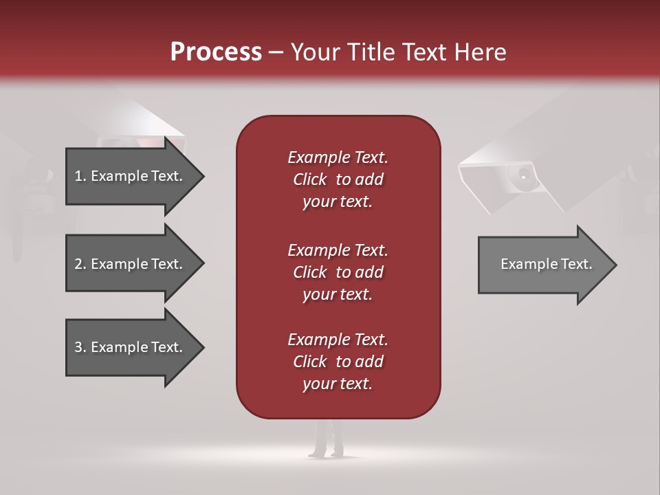 Protection Man Electronic PowerPoint Template