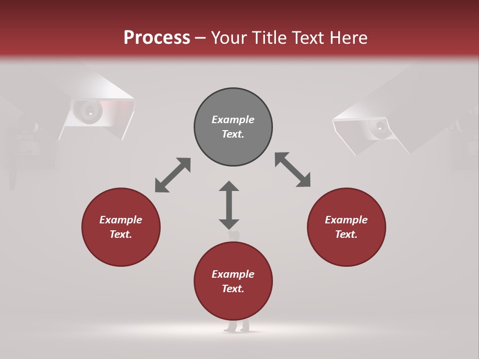 Protection Man Electronic PowerPoint Template